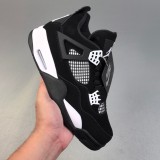 Original  AJ4 Retro Mid Top Sports Basketball Sneakers Black FQ8138-103