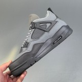 Original  Air Jordan 4 Retro SE Paris Olympics Wet Cement Sneakers Gray FQ7928-001