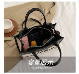 5A The Leather Tote Bag Black