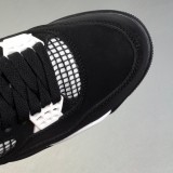 5A Air Jordan 4 Retro Casual Sneakers Black White FQ8138-103