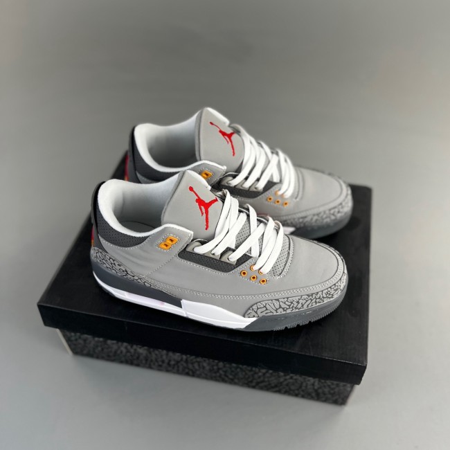 5A Air Jordan 3 Retro Sneakers Basketball Shoes Grey