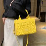5A The Monogram Neoprene Large Tote Bag Yellow