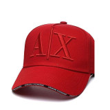 5A Embroidered Logo Ball Cap Red