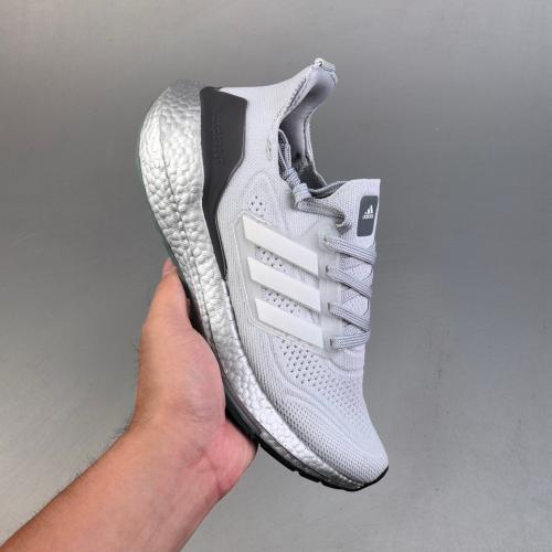 5A Ultra Boost 1.0 DNA Breathable Low Top Running Shoes Silver