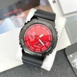 5A Quartz Watch G-SHOCK GA-2100 Black Red