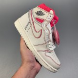 5A Jordan 1 Mid Sneakers Basketball Shoes Beige