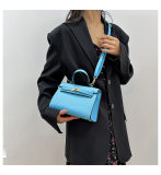 5A Women's Kelly Handbag Shoulder Bag Blue