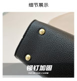 5A Women's Kelly Handbag Shoulder Bag Black