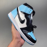 5A Jordan 1 Mid Sneakers Basketball Shoes Blue