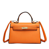5A Women's Kelly Handbag Shoulder Bag Orange