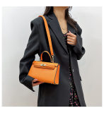 5A Women's Kelly Handbag Shoulder Bag Orange