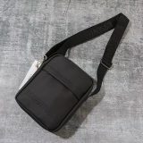 5A Men's Simple Versatile Shoulder Bag Black