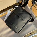 5A Men's Simple Versatile Shoulder Bag Black
