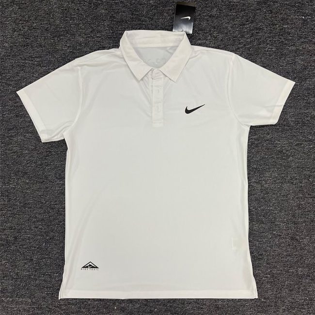 5A Men's Dri-FIT Trail Short Sleeve Polo Shirt White