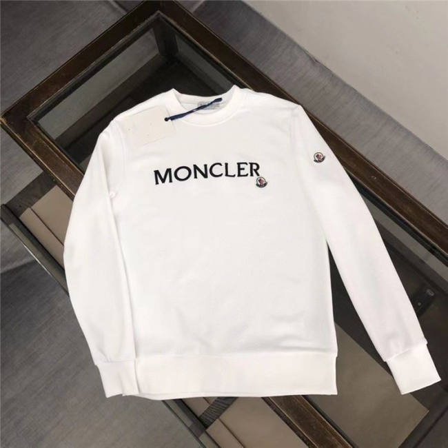 5A Autumn Round Neck Long Sleeve Sweatshirt White