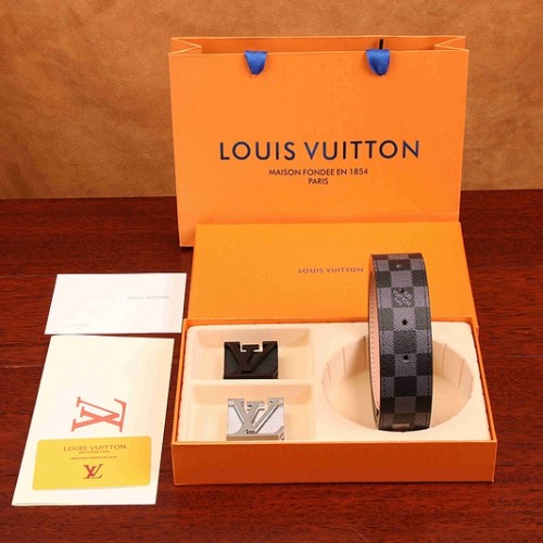 5A Double Buckle Belt With Gift Box Black
