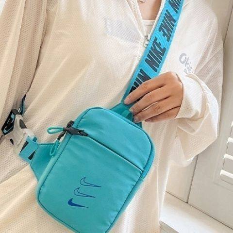 5A Simple Print Logo Fanny Pack Blue