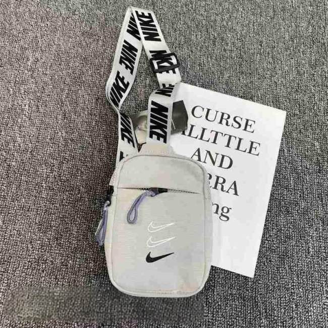 5A Simple Print Logo Fanny Pack Grey