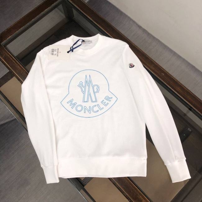 5A Autumn Round Neck Long Sleeve Sweatshirt White