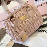 5A Arcadie Matelassé Nappa Bag Handbag White