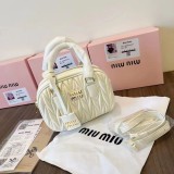 5A Arcadie Matelassé Nappa Bag Handbag White