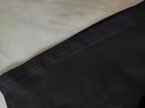 Men's casual cotton shorts for men black (elastic waistband)