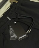 Men's casual cotton shorts for men black (elastic waistband)