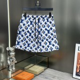 Original Swim Trunks Board shorts Quick Dry White Blue