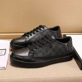 GG Casual leather shoes Black