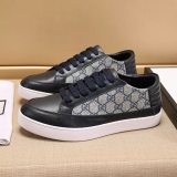 GG Casual leather shoes Black