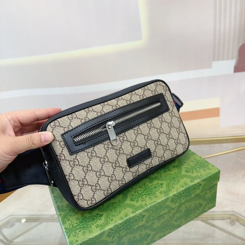 5A Leather crossbody bag men business casual 24x15cm
