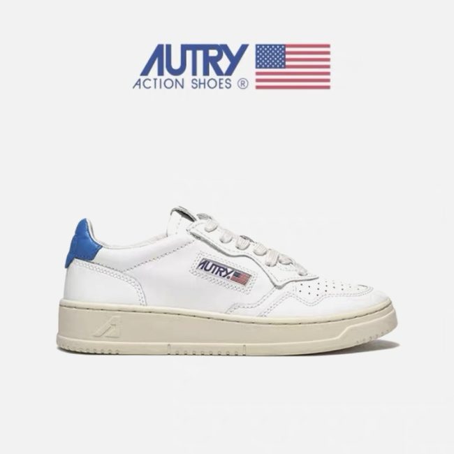 5A Medalist Leather Low Sneakers White