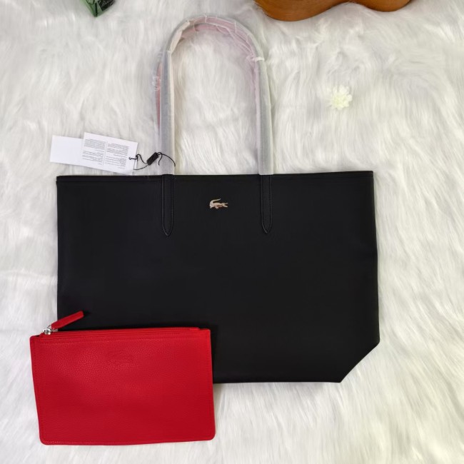 5A Women's Simple Large Capacity Anna Reversible Tote Bag Black