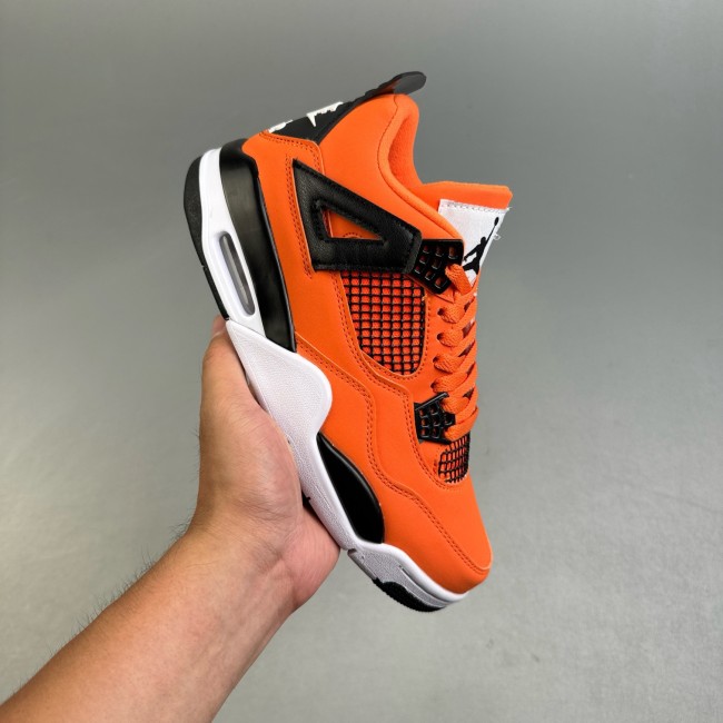 5A Jordan 4 Retro Orange Sneakers Basketball Shoes FV5029-100