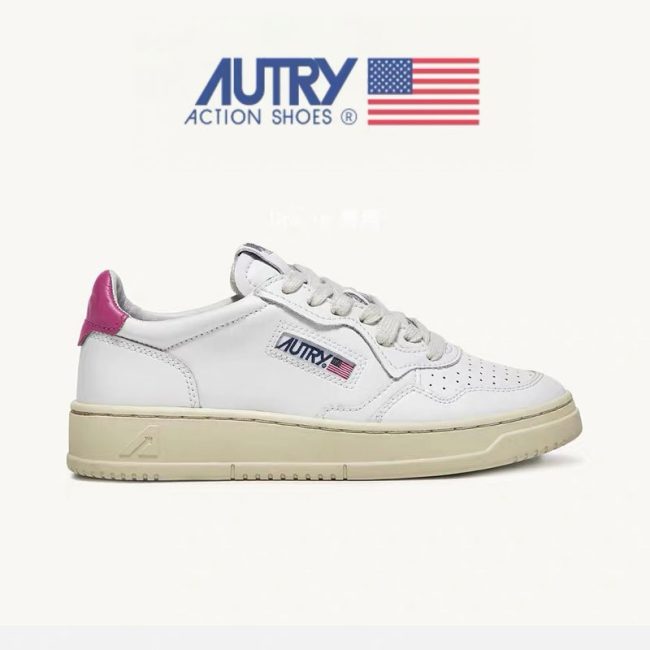 5A Medalist Leather Low Sneakers White