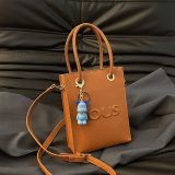 5A La Rue New Pop Mini Bag Brown