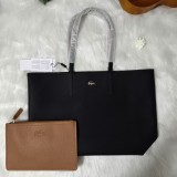 5A Women's Simple Large Capacity Anna Reversible Tote Bag Black