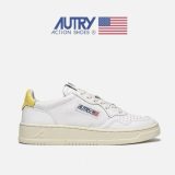 5A Medalist Leather Low Sneakers White