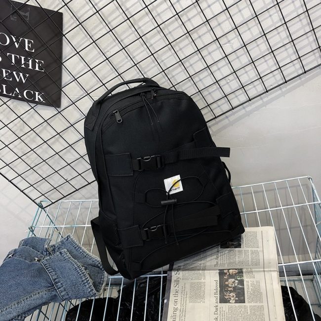 5A Kickflip Casual Large Capacity Backpack Black