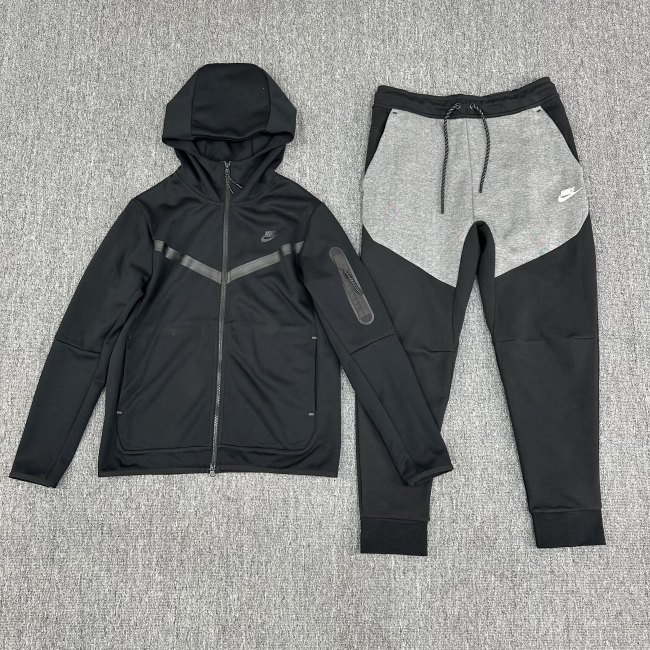 Original Sportswear Tech Fleece Full Zip Hoodie & Joggers Set Black