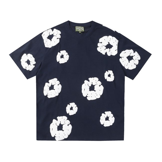 5A The Cotton T-shirts Blue