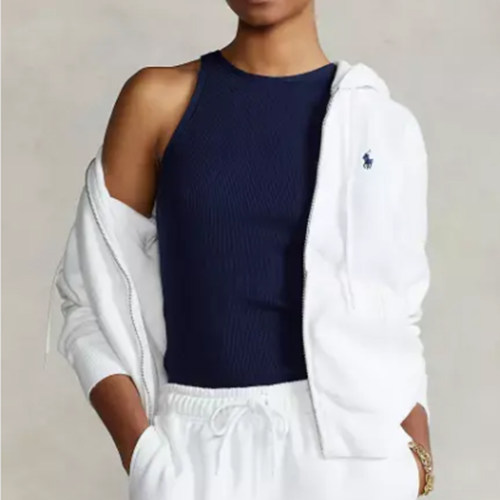 Original Women Fleece Full-Zip Hoodie White