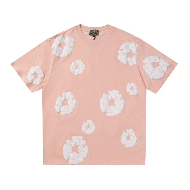 5A The Cotton T-shirts Pink