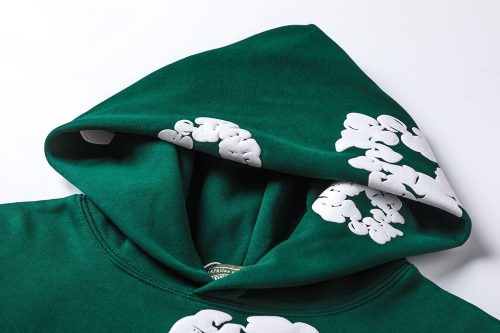 5A The Cotton Wreath Sweatshirt Hoodie Blue