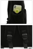 3IN1 Casual Large Capacity Backpack Black