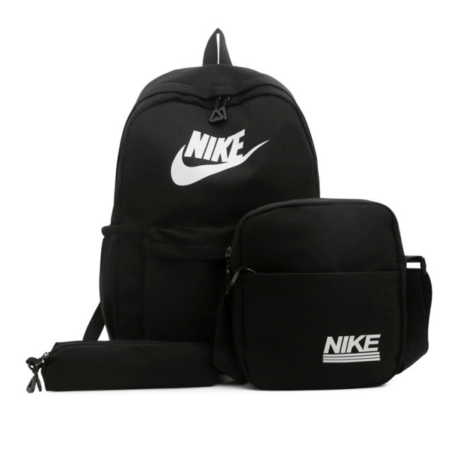3IN1 Casual Large Capacity Backpack Black