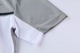 5A Short-Sleeved Sports Training Suit Grey White