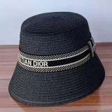 Compile straw hats Narrow brimmed Bucket Hat