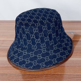 Retro GG Canvas Camping Wide Brim Hat