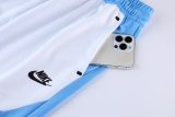 5A Short-Sleeved Sports Training Suit Blue White